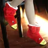 New Women Home Plush Slippers Winter Warm Cotton Padded Shoes Thick Velvet Animals Indoor Floor Shoes Ladies Footwear