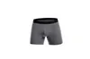 Cuecas masculinas Cuecas Boxers Frete Grátis Masculino Esportes Estilo Boxers Fechados Breathale Cuecas 4 Pçs / Lote Cores Sólidas Tamanho Grande L-3XL