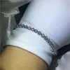 choucong Handmade Female White Gold Filled bracelets 5A Zircon cz Silver Colors bracelet for women Fashion Jewerly2371