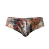 Men Sexy Underwear Nylon Printed Shorts Pouch Underpants mens briefs slip homme ropa interior hombre1