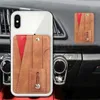 Universal Back Phone Card Slot 3M Adesivo De Couro Stick No Dinheiro ID de ID para iphone 11 XR XS Note Max 10 Gripper Straping Strap Grip Finger