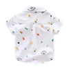 Baby Clothing 2020 Kids Cloth Summer Baby Shirt Kid Short Sleeve Casual Shirt Boy Cartoon Print Shirts Boys Clothes