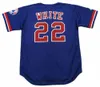 Vintage Montréal Expos 22 Rondell White 40 Henry Rodriguez 33 Jose Canseco Baseball Jersey