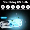 Lampy anty-roztoczowe Lampy bakteriobójcze UV ​​Lampa dezynfekcyjna MITE Killer Lampy Oczyszczacze powietrza Sterylizacja UV BLUB 10V E17 BLUB CY89-1