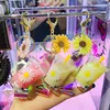 Creative Mini Daisy Drink Brelok Mleko Napój Keyring Ozdoby Wisiorki Uroczy Party Favors Prezenty na Biżuterię Prezent