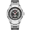 Naviforce Mens Watches Top Brand Fashion Sport Watch Men Full Steel Waterfroof Quartzリストウォッチ