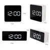 LED Mirror Alarm Clock Digital display Snooze Table Clock Wake Up Light Electronic Large Time Temperature Display Home Decor269W4716530