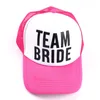 5 stilar Team Bride Baseball Cap Bachelorette Party Hat Bride Att vara DIY Party Decoration Valentine Bröllopsdekoration Supply, W