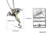 Hip Hop Pendant Halsband Super Cool Evil Dragonsword Titanium Stål Personlighet Unik Designer Smycken Män Antik Guldfärg Halsband