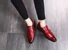 High-end Erkekler Çift Toka Elbise Ayakkabı Loafer'lar Sivri Toes Slip-On Nefes Ünlüler Erkekler Balo Parti Oxford Ayakkabı Büyük Boy