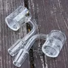 Sandblasted Smoking Accessories Quartz Banger Beveled Edge Nail 10mm 14mm 18mm Male Female 45 90 Nails For bong 755