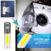 USB recarregável led lanterna 3 modo de iluminação impermeável tocha telescópica zoom elegante terno portátil para iluminação noturna