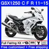 Ciało dla Suzuki Pearl White Bandit GSX1250F GSX1250FA GSX1250 C 11 12 13 14 15 310HM.29 GSXF1250 GSX1250C 2012 2013 2013 2014 2015 Owalnia