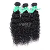 Peruvian Water Wave Curly Hair Weave Obehandlat Peruvian Virgin VMae Hårbuntar 100% brasilianska naturvåg Mänskliga hårförlängningar OPP