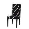 Cobertura de cadeira elástica estiramento floral estiramento cadeira de impressão para sala de jantar spandex spandex banquete housse de chaise
