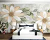 3d Photo Wallpaper European Retro Pastoral hand-painted Flowers Abstract Background Wall Painting HD Decorative Beautiful Wallpaper