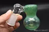 Calabaza de vidrio Ash Catcher 14 mm 18 mm macho hembra Mini Glass Bong Ash Catchers Pyrex grueso Colorido Bubbler Ashcatcher cuenco de tabaco