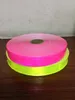 2,5 cm * 50m Reflekterande trafiksignal PVC-band Fluorescerande varningsband Natt Blinkande säkerhetsmaterial Garment Tillbehör