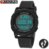 Panars nieuwe mode horloges mans buiten sport lichtgevende digitale pols horloge duik stopwatch waterdichte led shockproof 8108