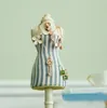 Rural cotton fabric blue model Jewelry Stand child mannequin body Necklace Display Holder Ring storage jewelry rack 1pc D188