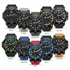 2020 Fashion Camo Military Men039s Watches Set Smael Double Army Waterproof Male Wristwatch 1545 1801 Gift Digital Kol Saati WA2984286