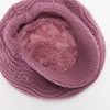 2019 moda invernale peluche cappello caldo esterno berretto da donna lavorato a maglia cappello di lana morbida taglia regolabile 9 stili T3I5390