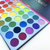 Beauty Glazed 39 colori Glitter Matte Eye shadow Palette Fluorescent Rainbow Disk Evidenziare Eyeshadow Palette maquillage TSLM2