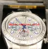 4 couleurs mode hommes montre-bracelet 40mm 116599 argent or acier bracelet Romen diamant cadran lunette automatique montre de luxe Shippi275J