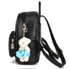 Designer- Fashion Women Backpack Female Fashion Girls Bags Ladies Black Backpack251S