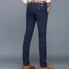 2020 kratę czek spodni Slim Fit Blue Costume Homme Summer Dress Pants dla mężczyzn Pantalon de vestir hombre