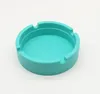 Portable Rubber Silicone Soft Eco-Friendly Round Ashtray Ash Tray Holder Pocket Ring Ashtrays for Cigarettes cool Gadgets Free Ship
