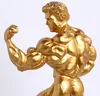 New Male Bodybuilder Resin Painted Statue Men Sexy Fitness Gym Figure Muscle Bodybuilding Free shipping