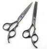 2pc / set Professionele Haar Snijden Schaar Haarschaar Kappers Schaar Kit Haar Straight Dunning Scissors Barber Salon Gereedschap