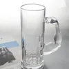 Fancy 20Oz Sublimation Muscle Handle Glass Beer Mug Wholesale