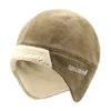 Мужская шапка-бомбер пилота кепка из искусственного кашемира шапка русская ушанка зимняя флисовая шапка-ушанка снежная лыжная кепка T200104246E