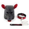 Puppy Play Dog Hood Mask Bondage Restraint Imbracatura pettorale Cinghia Giochi per adulti Schiavo Pup Ruolo Giocattoli sessuali per coppia