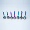 Курение красочные титановые миниминал Minialail CARB CAP Dabber Sword инструменты с разными лецберами