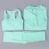 Vital Seamless Sports Sets 3 Pieses Yoga Suit for Women gym set 2ピーススポーツウェアワークアウト服フィットネスキットレギングトップbra2181100