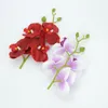 Artificiale Farfalla Fiori Orchid Bouquet Piante false Vaso per la casa Decorazione di nozze Ornamentale Flowerpot Stringa di seta