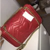 أزياء حقائب الكتف Marmont النساء الفاخرة سلسلة حقيبة crossbody حقائب مصمم الشهيرة محفظة عالية الجودة أنثى حقيبة رسالة سلسلة ذهبية