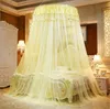 Circular mosquiteiro teto engrossado e densified diâmetro cerca de 1m com ventosa peça central do casamento Muito romântico WQ47