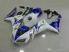 High quality Fairings for Honda CBR1000RR 2006 2007 white blue Injection molding fairing kit CBR 1000 RR 06 07 XC33