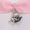 Andy Jewel 925 SERLING SLATER SHIGHS DINO A banda de punk dinossauros Dangle Charm Charms Charm