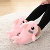 Hot Sale-Winter Super Animal Funny Shoes For Men and Women Warm Soft Bottom Home&House Indoor Floor Shark Shape Furry Slippers