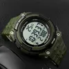 Skmei męskie zegarki Chrono Sport WristWatch Men Digital Pedometr Alarm Bugh dla mężczyzn Waterproof ELOJ Masculino Hombre 1112256D