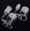 Smoking 4mm thick banger Opaque Bottom domeless quartz nail 10mm 14mm 18mm male female 90 45 Degrees