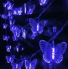 Butterfly plastic 3M 20 led String light battery operated outdoor Waterproof garden Decorative Christmas Fairy lighting