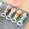 Träöppnare Bottle Beer Kyl Magnet Creative Cartoon Home Decoration Openers Bar Wine Kitchen Tools YQ00734