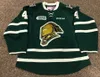 Custom Men Youth women Vintage 4 OLLI JUOLEVI London Knights Game Issued OHL Hockey Jersey Size S5XL or custom any name or numbe4671532