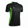 Mens Sport Running Shirt Snabbtork Kortärmad Basketboll FOCCER TRAINING T-tröja Fitness Män Gym Kläder Boy Top Tee